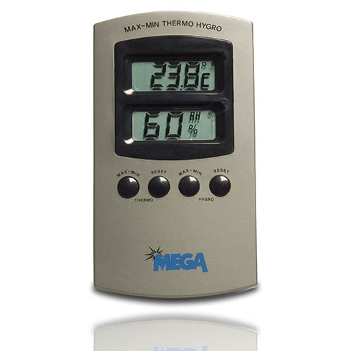 Mega min/maxThermo/Hygrometer, Typ Doppelanzeige