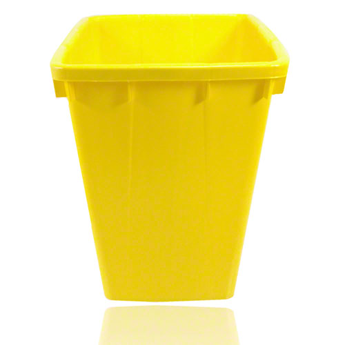 Mehrzweck-Behälter, eckige Form, 90 Liter, Farbe gelb