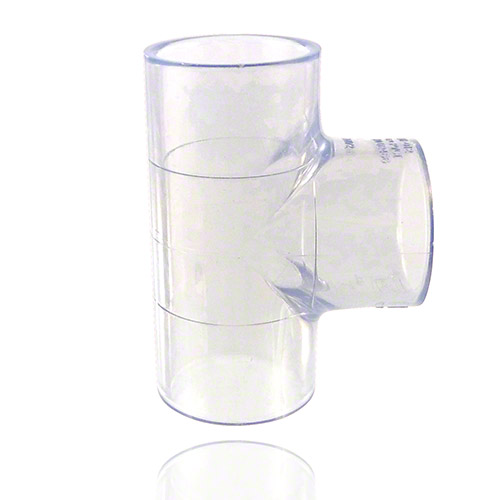 PVC Transparent T-Stück 90°