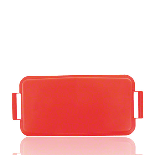 Deckel für Mehrzweck-Behälter, eckige Form, 60 Liter, Farbe rot