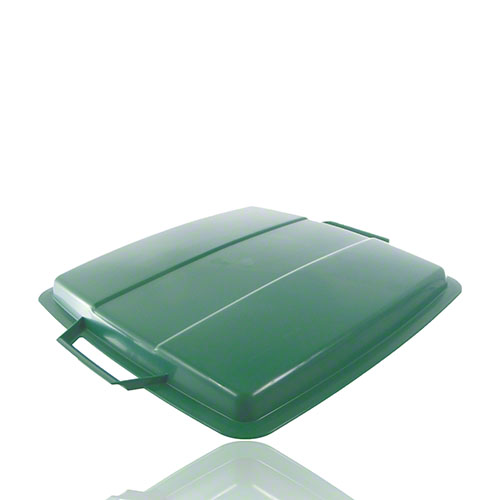 Deckel für Mehrzweck-Behälter, eckige Form, 90 Liter, Farbe grün