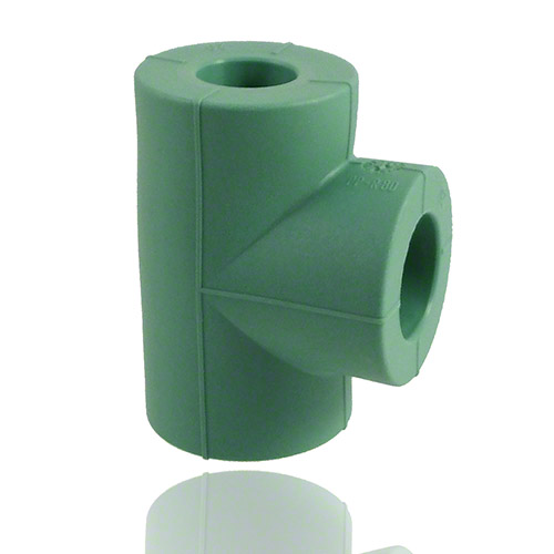 PP-RCT T-Stück 90° grün
