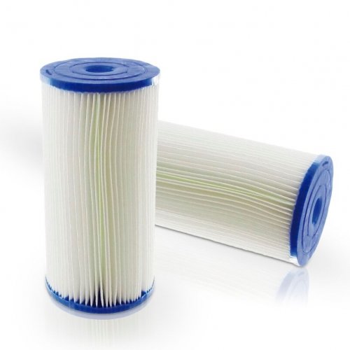 Pentek Wasserfilter, Filterkerze R-Serie 10 Zoll BIG BLUE- Gefaltete Polyester-Filterkerze 